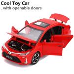 INCLUS SHOP 1:32 Diecast Metal Car Model Corolla Toy Car For Kids Sound And Light Pull Back