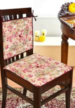 Home Heart Pink Chair Pads, 16x16 inch (Pack of 6)