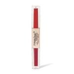Pink Line 2 In 1 Dual Head Intense Matte Velvet Non-Cracking Anti-Transfer Long-Lasting Waterproof Liquid Lip Gloss Set (Attitude)