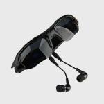 GLARIXA 3D Sound Sunglasses Bluetooth Headphones with Mic (Smart Glasses, Black)