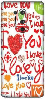 instyler One Plus 8 Pro Vinyl Love Printed Mobile Skin Sticker