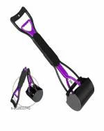 FUREVER FRIENDS Pet Dog Poop Scooper Pet Waste Potty Picker Large Size with Long Handle with Portable Design