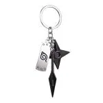 ZIBUYU Polyvinyl Chloride (Pvc) Anime Keychain Konoha Sign Pendent Keychain For Keys Collection - 1