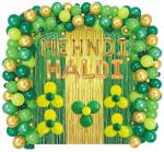 Haldi Mehndi Ceremony Decoration Pack of 82 items