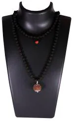 Shivoham 7 Mukhi Guru Mani Bead With Silver Cap