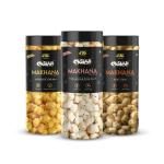 Chaskaah Makhana 210g Combo Pack | Cheddar Cheese + Peri Peri + Pink Salt | 210g (70gx3)