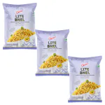 Charliee Lite Bhel 175gm Combi Pack of 3 - Authentic Indian Tea Snack | Perfect for Snacking Pleasure | Favorite Snack with No Preservatives | Taste the Rich of Indian Snacks (185g Each x 3N = 555g) Offer Pack