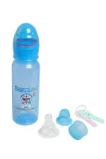 Auto Flow Blue Polypropylene Doremon Mega Star Feeding Bottle 250ml