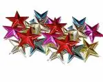 CraftVatika Christmas Star for Xmas Party Hanging Ornament Christmas Decoration (10 Pcs)