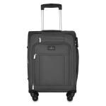 The Clownfish Jarek Dark Grey Nylon Jarek Series Luggage Suitcase Four Wheel Trolley Bag