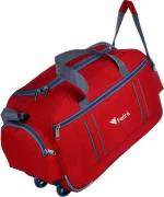 FEDRA Red ABS Strolley Duffel Bag - 45 L