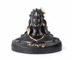 RITUALISTIC Adiyogi Statue for Car Accessories for Dash Board Pooja & Giftdecore Items for Home & Office Made in India Adiyogi Shiv Shankar Bholenath Mahadev Statue Decoration Stylish Colour Black