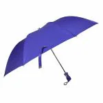 Fendo Laura 2 FOLD AUTO Open 24.5 Inch Sun And RainProof Regural Umbrella For Men And Women (Dark Voilet)