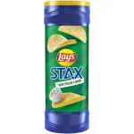 Lay'S Stax Sour Cream And Onion, 155.9 Gram