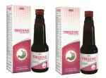 TRIO Trigene Herbal Antacid Syrup, Fast Acting Relief from Acidity & Gas, 225ML, Pack Of 2