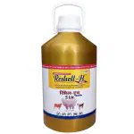 REFIT ANIMAL CARE Veterinary Vitamin H Liquid Supplement for Cow, Buffalo, Poultry & Livestock Animals, 5 LTR, Reshell-H Gold