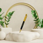 Gyffo Personalized Name on Pen Gift for friend, family, Partner (Gold)