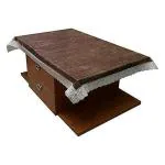 CASA-NEST PVC Waterproof 6-8 Seater Rectangular Centre Table Cover 60x90(Width x Length} inch)