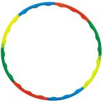 Pulsbery Plastic Hula Hoop Exercise Fitness Ring for Kids and Adult ( Multicolour , Classic Design | 8 Interlockable Pieces Kids Girls Women Premium Hoola Hoop Ring