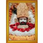 ZIG ZAG Khatu Shyam Ji | Shyam Baba | Hare Ka Sahara Baba Shyam Hamara Photo Frame Wall Painting For Home Decoration And Gifting-8x12 inch-89
