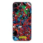 GADGETSWRAP Printed Vinyl Skin Sticker for iPhone 15 Pro Max - Maximum Spider Man Cartoon