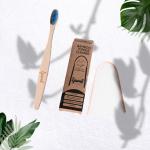 ipurel Combo of Bamboo Toothbrush and Bamboo Tongue cleaner Extra Soft Toothbrush (Pack of 2)