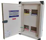 SELVO Export Series 4 Way TPN Double Door Distribution Board (With Door Earthing and wire accessories)