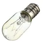 SPARESADDA E14 Refrigerator Bulb, Fridge Freezer Light Bulb Big Thread 10W, Colour: Yellow, Pack of 1
