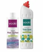 Vooki Ecofriendly Toilet bowl Cleaner & Surface Cleaner, Green Chemistry 500ml - (Combo Pack of 2)