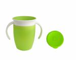 Munchkin 7oz Miracle 360 Degree Trainer Cup with Lid - Green (Plastic)
