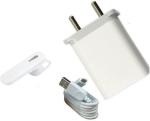 OPPO Wall Charger Accessory Combo for Oppo F1s / F3/Plus, F5/Youth, F7, A83, A37f, A37, A71, A57 (White) (White)