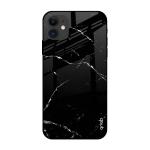 Qrioh Mirror Crack Pattern Glass case for Apple iPhone 12