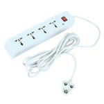 CADEAU 4 socket Extension board with 4 meter lonwire and 1 Master switch surge protector with indictor light