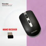 Zebion Wonder wireless Mouse,has Nano Receiver with upto 10M range