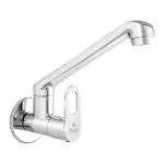 Rocio Brass Kitchen Sink Tap for Home, Wall Mounted with Brass Swivel Rotating Spout for Kitchen/Bathroom Wash Basin Sink