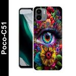 PAEDICON Back Cover for POCO C51, POCO C50, Xiaomi Redmi A1+, Xiaomi Redmi A1 Plus