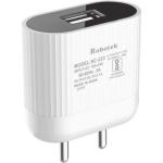 Robotek 10W SC-223 Ultra-Fast Charging Compatible with iPhone, iPad, Samsung, Oneplus, Smartphones, Tablets, Power Banks, Smart Watch, etc.- White