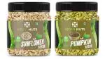 ARYIONUTS Raw Pumpkin, Sunflower Seeds for Eating Protein and Fibre Rich Food For Immunity Booster Diet Food Pack of 2 - 250g (JAR Pack)
