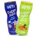 Happa Organic Puffs Multigrain Vanilla Blueberry and Carrot Beetroot (Pack of 2)