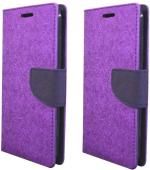 BINTAGE Flip Cover for OPPO Neo 5 (Purple, Pack of: 1)