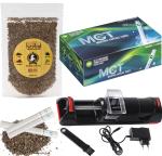 Royal Swag Combo Pack Automatic Electric Cigarette Injector Rolling Machine With Cigarette Tube Menthol Flavour Filter 100 count Tube And Premiun Herbal Mixture 30 gram