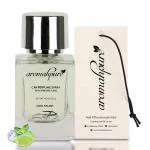 Aromahpure Refreshing Car Perfume Spray with Hanging Card | 45ml | Cool splash - Lemon, mint Car Freshener | 500+ sprays, Long Lasting | Air Freshener for Car Interior