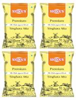 Shiva's Premium Singhara Atta | Singhada Atta | Water Chestnut flour | Shingoda flour- 500 Gm (Pack of 4)