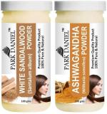 Park Daniel Premium White Sandalwood Powder And Ashwagandha Powder, 100 G Each (Combo Of 2) |Hair Care|Dandruff Control hair Powder|Healthy Strong Hair Mask