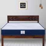 Grassberry White Dual Sided Ortho Queen High Resilience Foam Mattress (72x60x4inch)