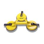 Tomahawk Floor Gap Fixer - Three Head Aluminum Vacuum Plate Handle Glass Holder Hooks to Lift Large Glass - Tile Suction Cup Lifter