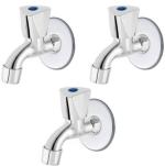 Livefast Silver Ctb-03 Bib Tap Faucet - Wall Mount Installation Type (Pack Of 3)