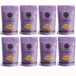 Heka Bites 240g Roasted Jowar Puffs Majestic Masala - (30g* Pack of 8) Made with 80% Jowar