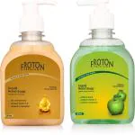 Froton handwash gel Gold And Green apple Fragrance- 250 ml (pack of 2)