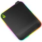 Archer Tech Lab Quiver 200 Gaming Mousepad, 15 RGB Modes, Wrist Rest Hard Mousepad, Soft Memory Foam to Relief Wrist Pain, Natural Rubber Anti Skid Base, Water-Resistant, Plug & Play